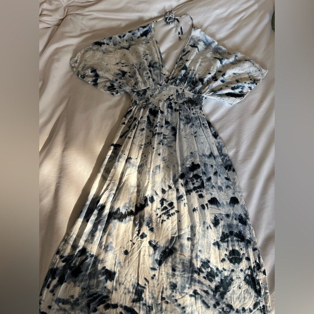 Tie die Maxi Dress